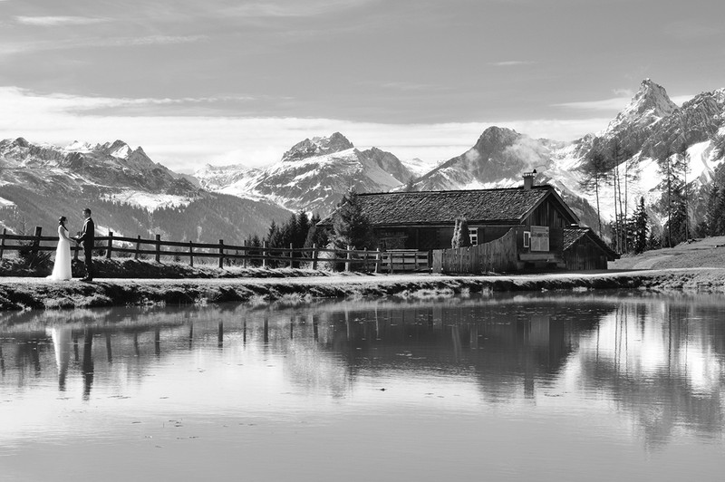 Hochzeit am Rande des Winters