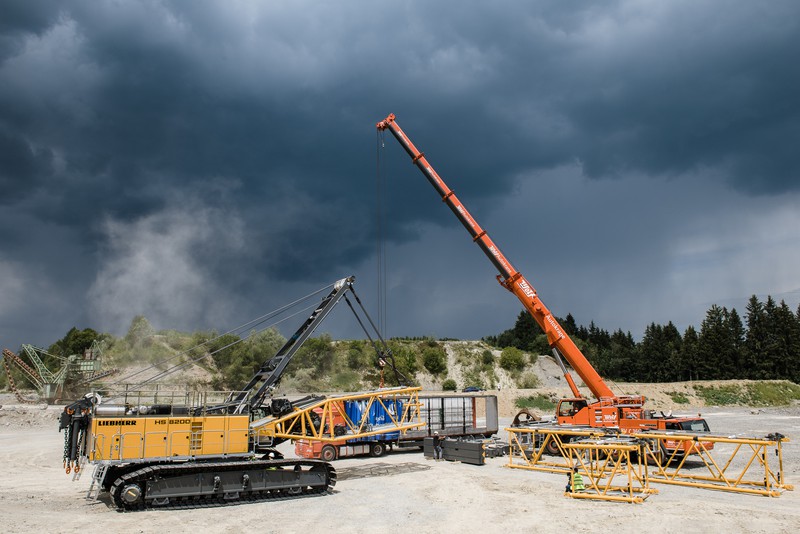 Liebherr - Aufbauer Schürfbagger