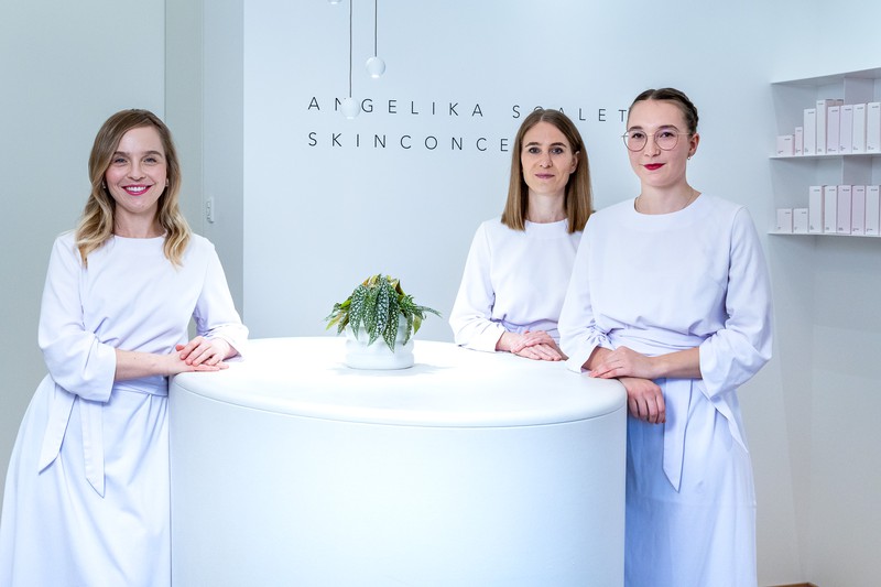 Gruppenfoto Business-Shooting Scalet Skinconept der V-Bildwerkstatt