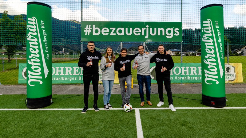 VfB Bezau und Mohrenbräu feiern